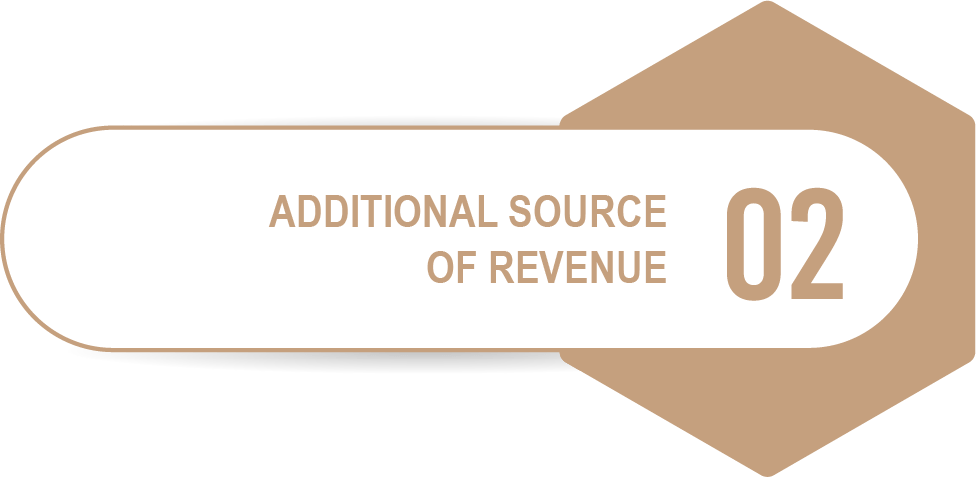 2. Additional Source of Revenue 2. Additional Source of Revenue